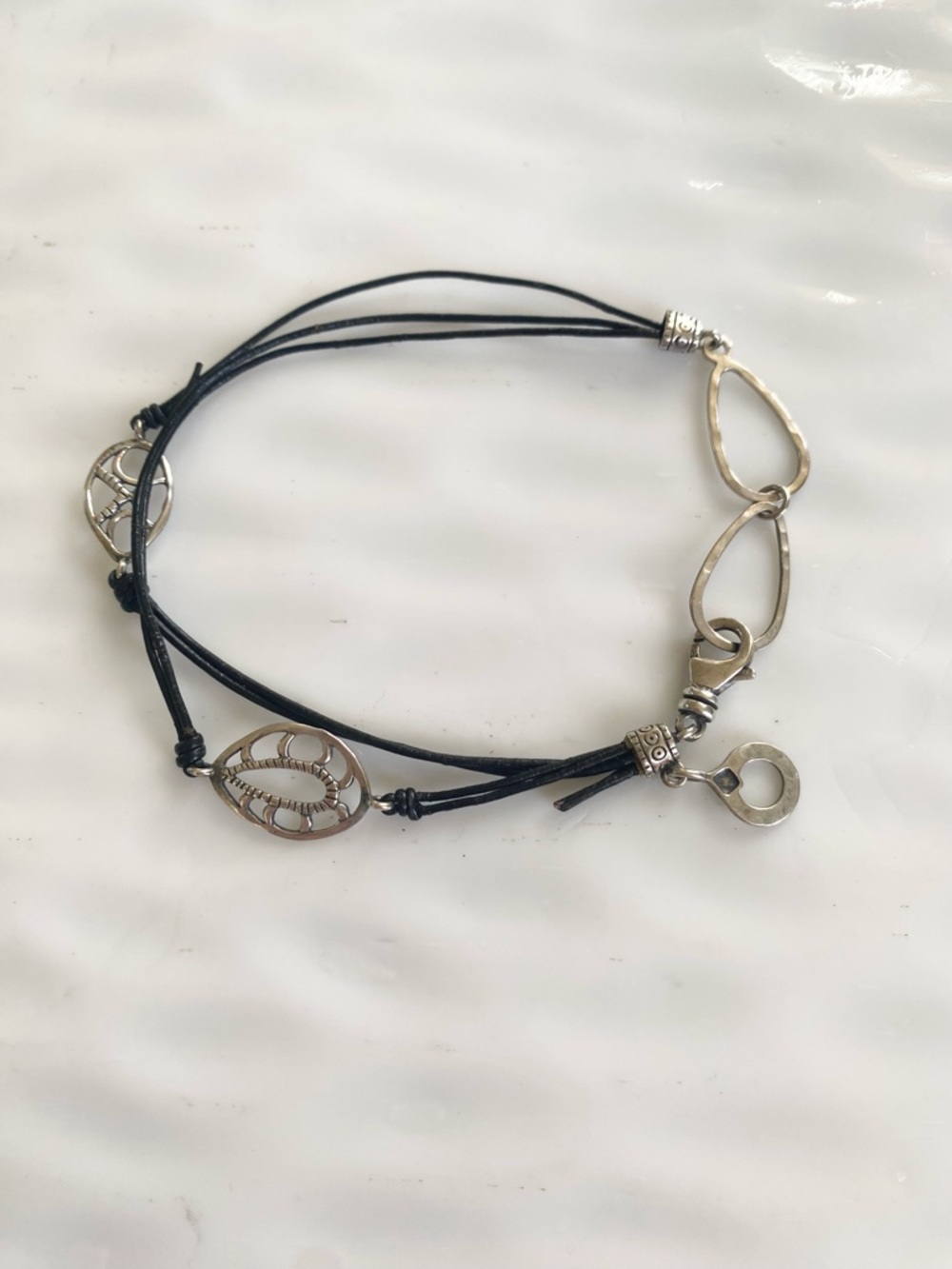 Silpada Boho Charm Black Cord Bracelet
B2476 fits up to 8.5 inches - Picture 3 of 7